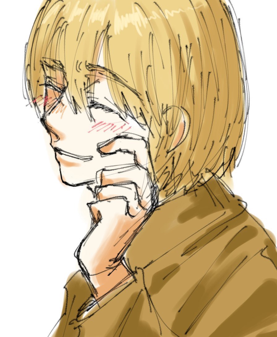 可愛いアルミン描けた Aot Attackontitan しろのイラスト