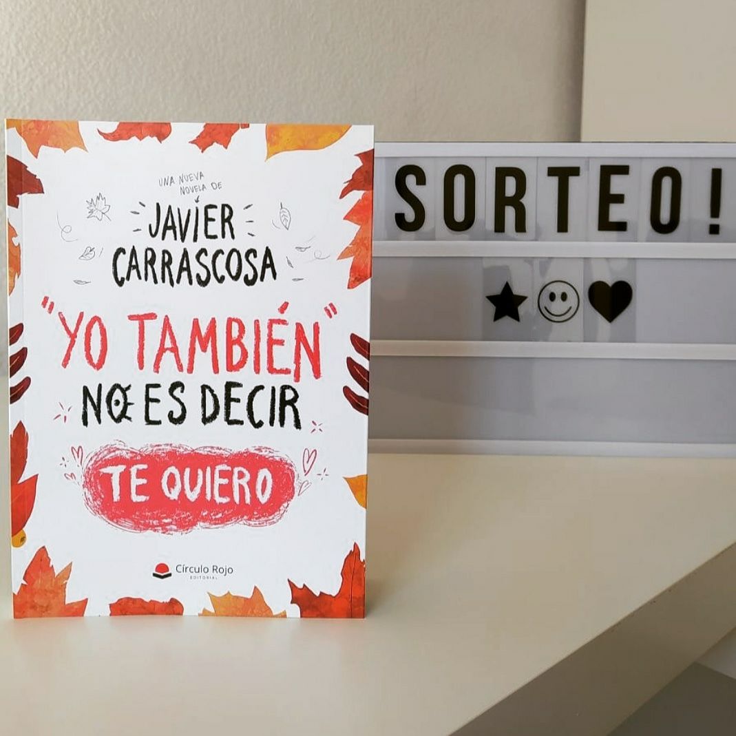 Estoy sorteando un ejemplar de mi novela "Yo también" no es decir te quiero firmada y dedicada. 

¿Quieres participar? Tan sólo tienes que hacerlo desde mi última publicación de Instagram @javier_carrascosa_ 

¡Mucha suerte! 🍀