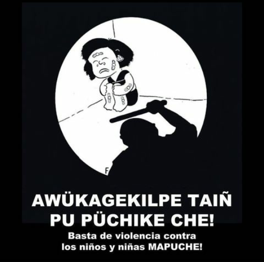El_Ciudadano's tweet photo. Basta de violencia contra los niños y niñas Mapuche!
Vía: Kimeltuwe
#Wacolda #Wallmapu #MapucheResiste #wallmapulibre #DerechoDeLaNiñez #DDHH #ChileDespertó #ChileViolaLosDerechosHumanos #ChileViolatesHumanRights #RenunciaPiñera https://t.co/Ox1DX5n4GS