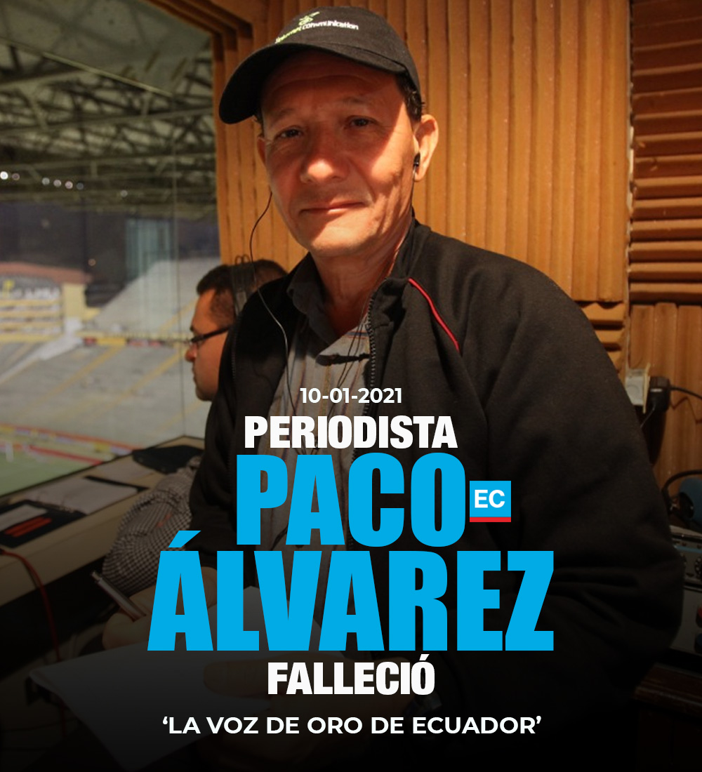 elcomerciocom's tweet photo. #ATENCIÓN | Falleció el periodista deportivo Paco Álvarez Moreira, la 'Voz de Oro de Ecuador' » https://t.co/kjKxJTr21Y https://t.co/0H4scv5GxE