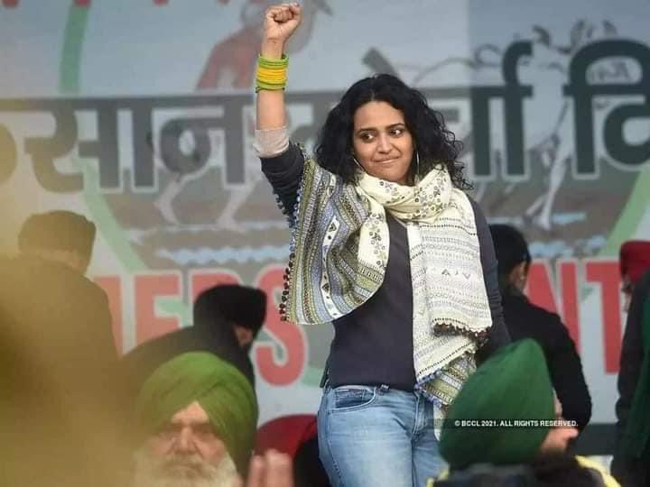 ReallySwara's tweet photo. #CharhDiKala #artistswithfarmers #farmersprotest #tikriborder https://t.co/YaTiwJEgkP