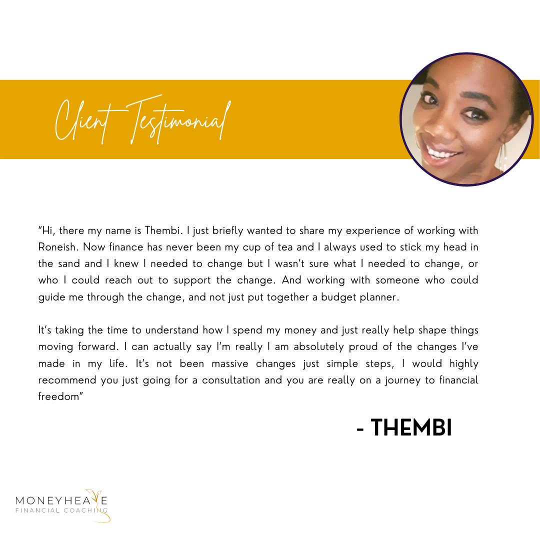 moneyheave's tweet photo. Here at MoneyHeave, we want to support and guide you on your financial journeys. We see each journey as a unique experience with its own set of triumphs and challenges. 

Click here for more info: https://t.co/qV7e5aCFLW

#moneyheave #moneycoach #financecoach #financegoals2021 https://t.co/YvDfzcPeRt