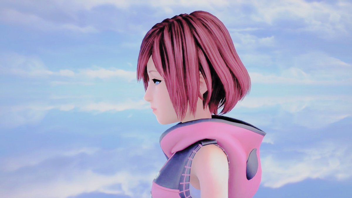 explains that she knows who the third key is. This surprises everyone since it was out of nowhere that she says this. The three than head for where the third key is and end up in the final world. Kairi looks around and remembers coming here with Sora. “But no one is here..”