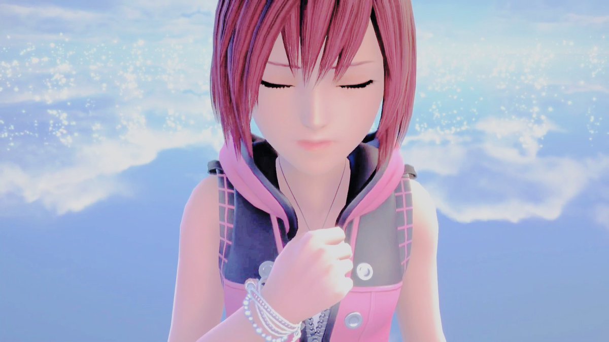 light or dark. It’s world of fiction that exists on the other side called Quadratum. Riku than uses the power of wakening to summon a portal to take him there. Just as he is about to leave, Kairi stumbles forward a bit and asks to go with him. Riku has a sad expression as he