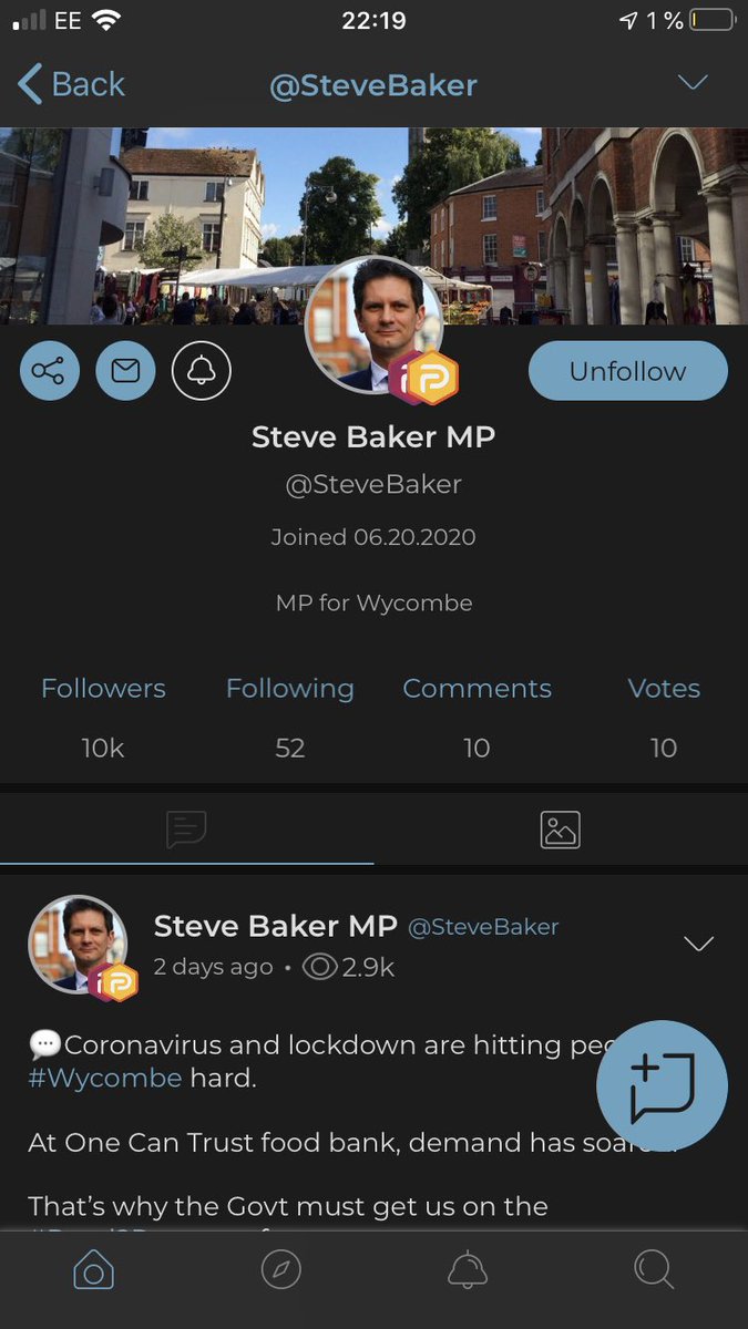 United Kingdom MPs on  #Parler