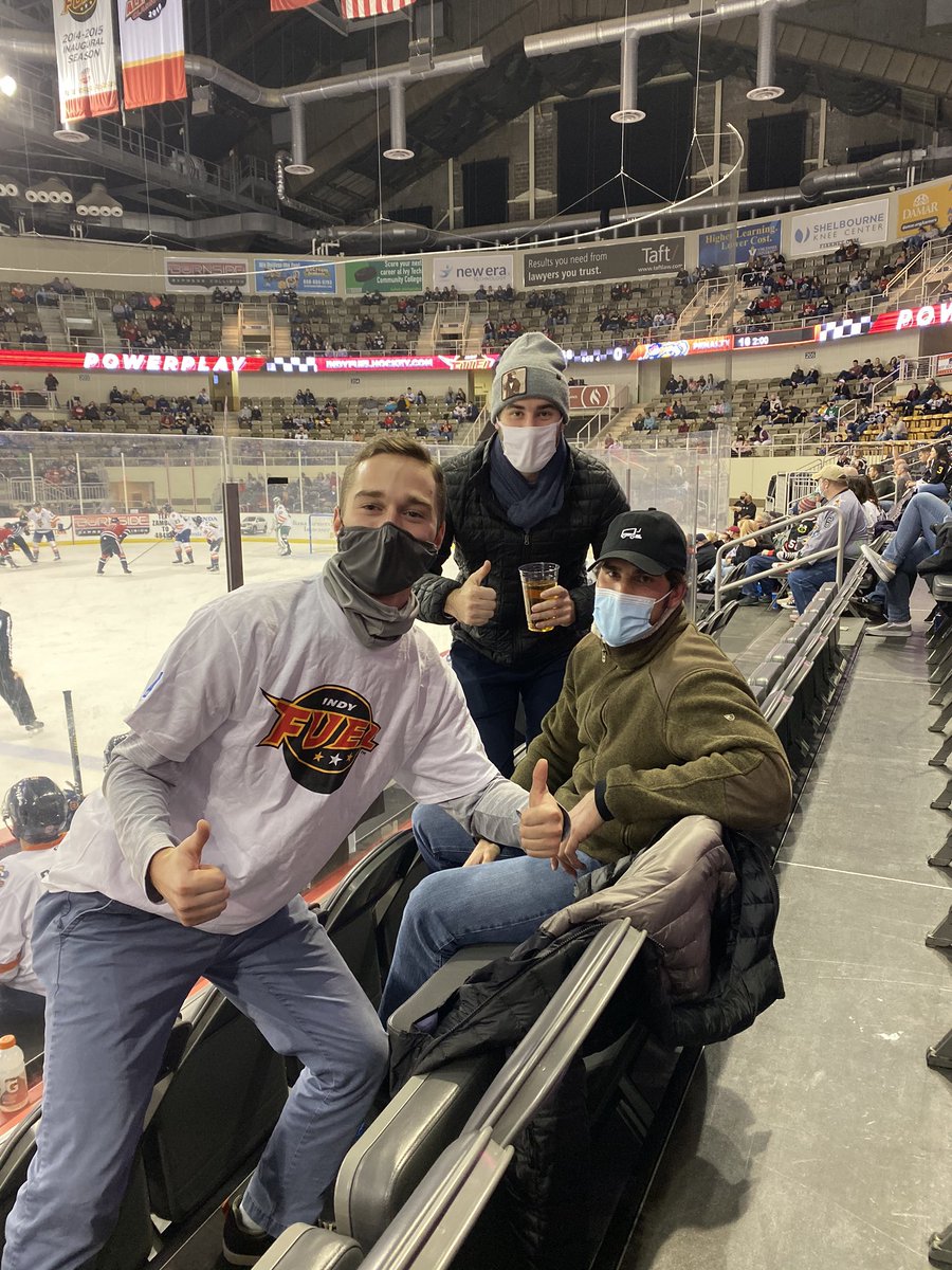 TwoSnowBlower's tweet photo. @IndyFuel @SwampRabbits I had a great time cheering on @alexrauter9 this weekend. What a fun weekend to see the hottest professional hockey team in North America! #NoBrakes #IndyFuelOnlyFans #IndyFuel #ECHL #WeFuelDoThis #CleanSweep https://t.co/B4DfN6DM6u