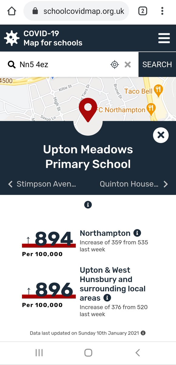 Searing_Upton's tweet photo. Please stay safe @UptonMeadows... if you are a keyworker and have the option to keep your child at home, please do 😔 https://t.co/daEpQd2OoH