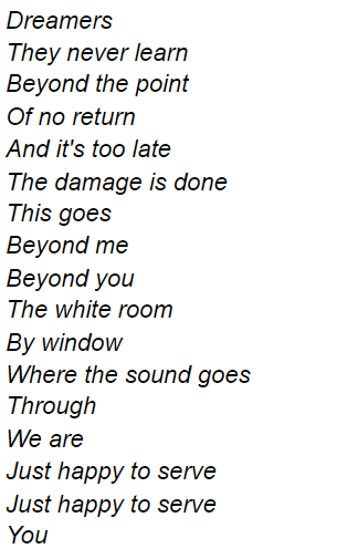 Wen Ning as "Daydreaming" https://open.spotify.com/track/1Rd5OVjqDAr5xC96MHt448