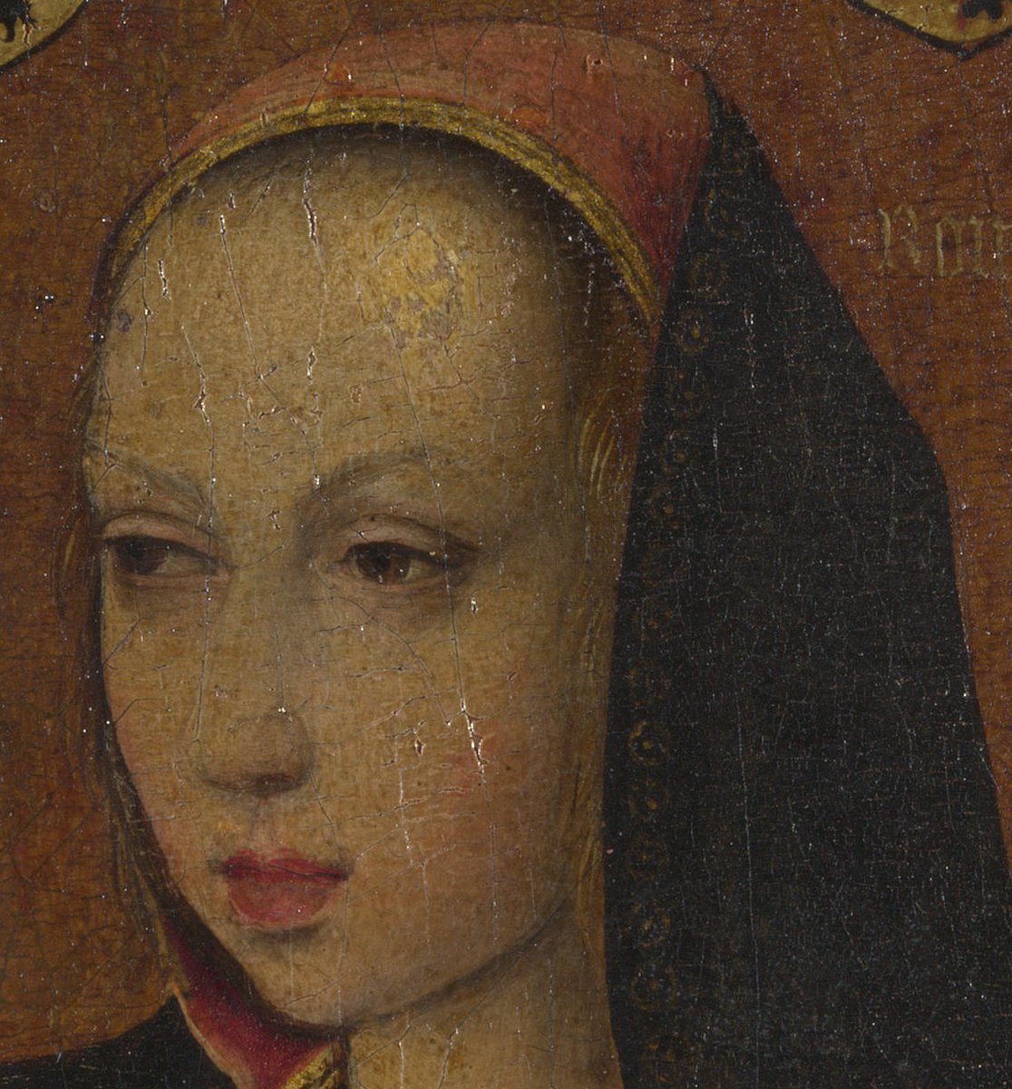 OldPortraiture's tweet photo. Born #OnThisDay in 1480: Archduchess #MargaretofAustria (1480-1530), Governor of the #HabsburgNetherlands, daughter of Emperor #MaximilianI
Portrait as a girl by workshop of #PietervanConinxloo, ca. 1495
#Habsburg #MargarethavanOostenrijk #ChildrenInArt https://t.co/Qpg2CW2PGv