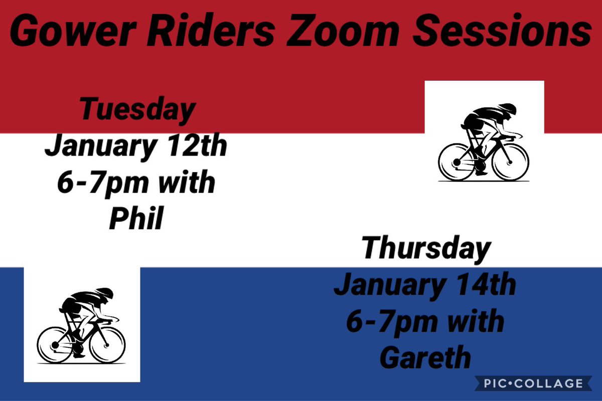 GowerRiders's tweet photo. This weeks Gower Riders Zoom Sessions.....join us and come get a sweat on!!! 🥵🥵🥵🥵 https://t.co/PrzBRCVlrZ