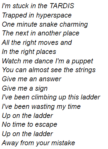 Jin Ling's time as sect leader as "Up on the Ladder"  https://open.spotify.com/track/5MjwOoU9YISfMujFrjEwxu