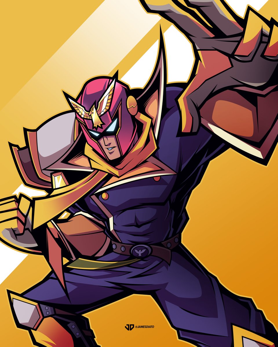 Finished Captain Falcon, will probably do his colour variants as well at some point.