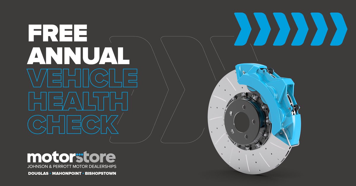 MotorstoreCork's tweet photo. FREE ANNUAL VEHICLE HEALTH CHECK
With a 3 year warranty, free nationwide delivery and a money-back guarantee, from one of Ireland’s most established dealers. Why go anywhere else?
NEW CAR PEACE OF MIND, AT USED CAR PRICES
#jmpgcork #motorstore #usedcarsforsale #usedcars https://t.co/Szw1qKQkAu