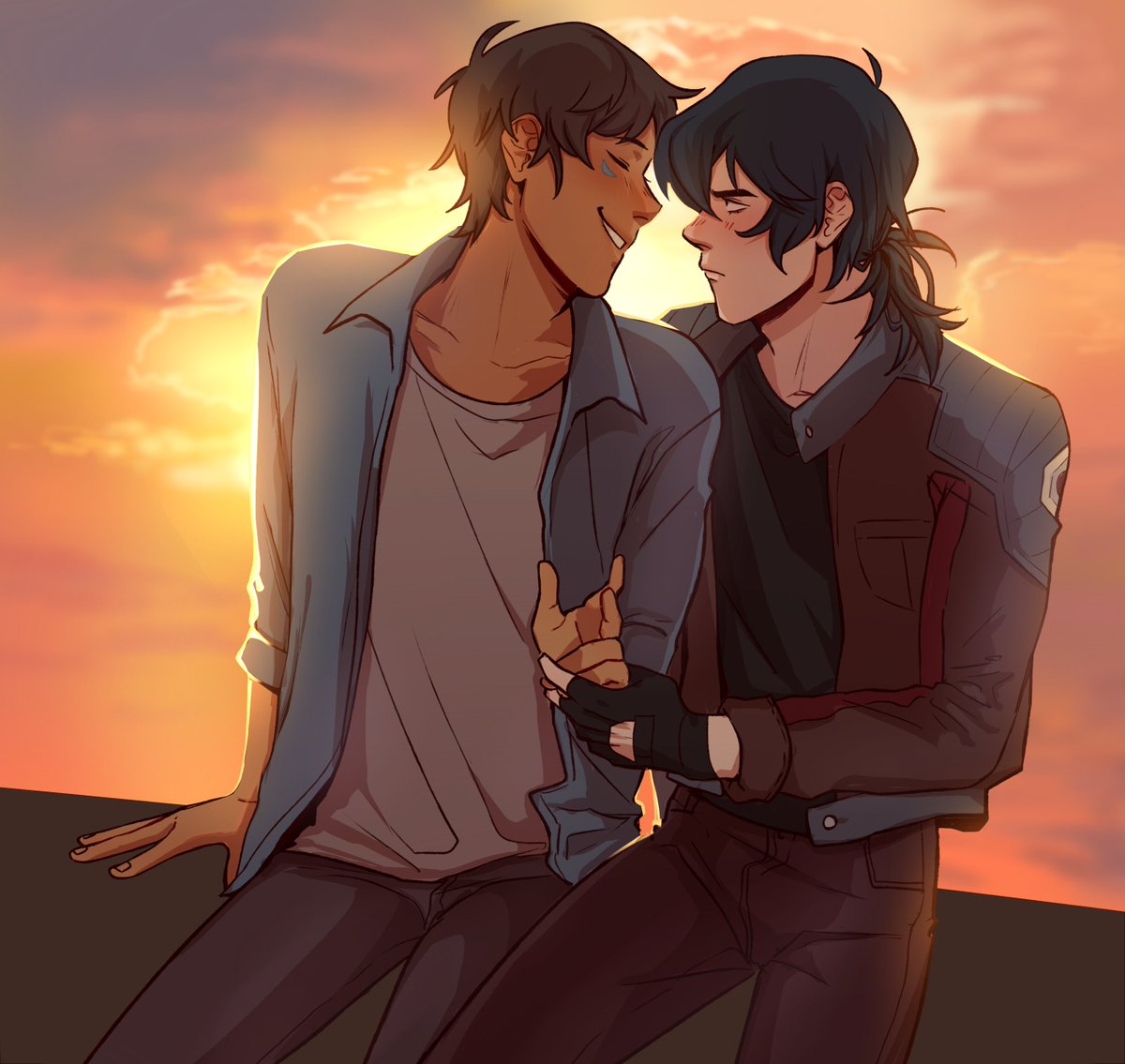 it's been a hot minute but!! here's a kl commission for <a href="/tempestbreak_/">tempestbreak 🔞</a> to go along with one of their fics. (the lighting on this one was fun to play with LOL)