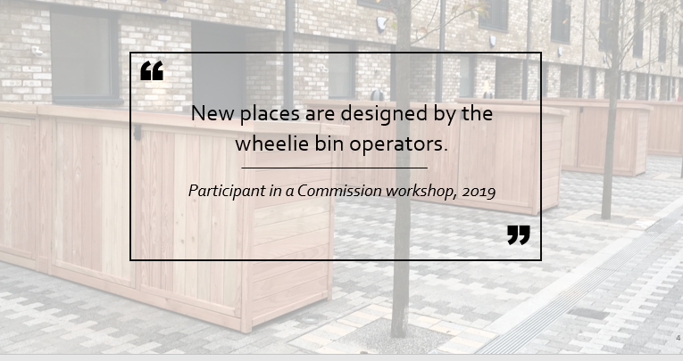 As evidence to the  #BuildingBetterBuildingBeautifulCommission put it....