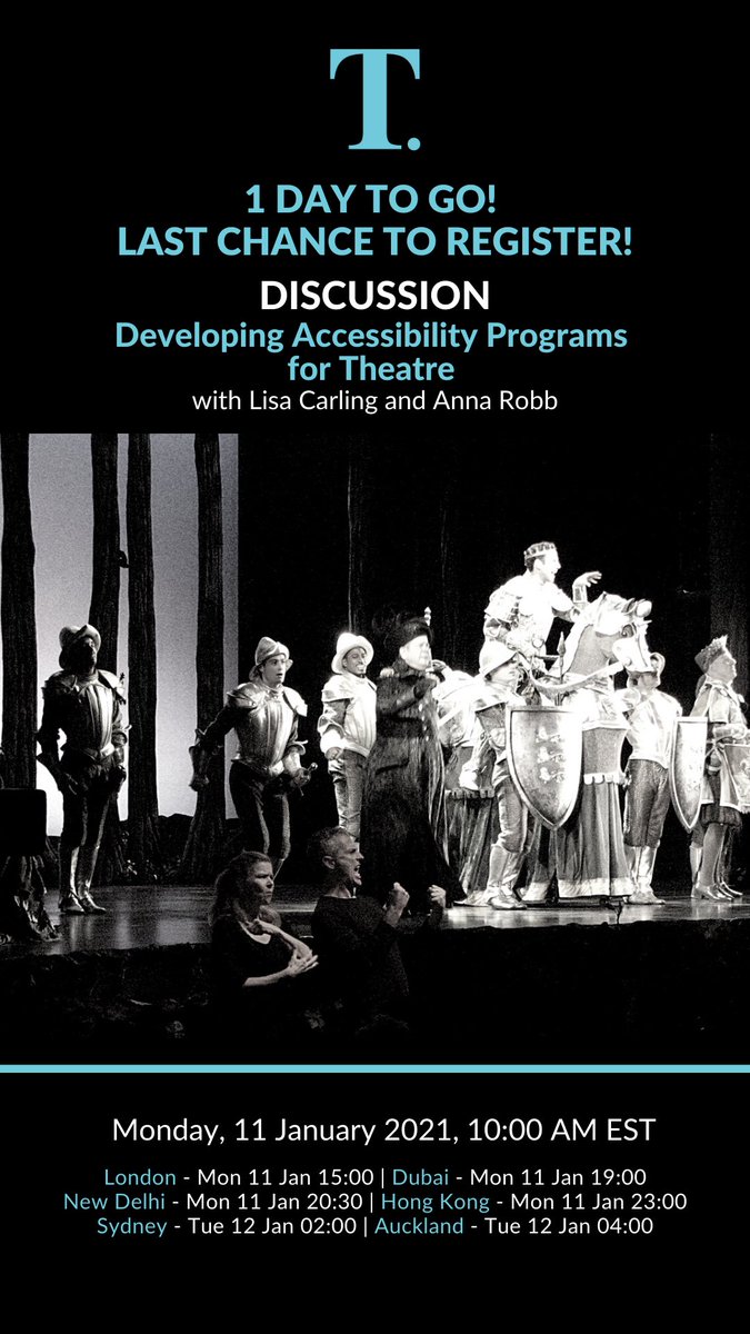 LisaCarling's tweet photo. Looking forward to the discussion! @TDFNYC #TDFAccess https://t.co/J7CYO7npAO