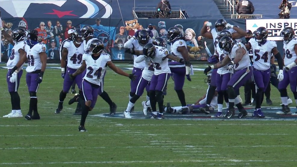 Don’t ever disrespect us.. #ravensflock put they ass in the dirt!! #titans