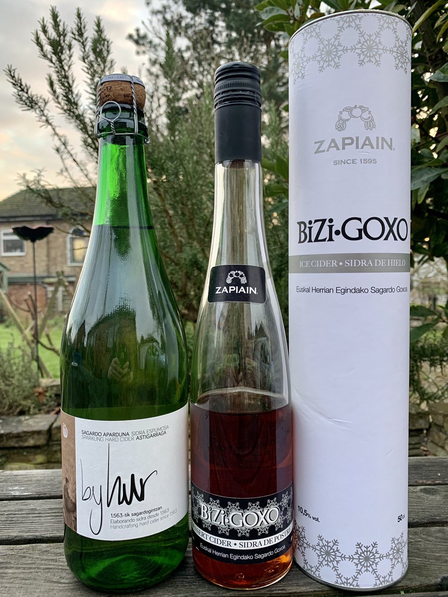 TheCiderCritic's tweet image. If you’re joining @Drinkscribbler &amp;amp; I next Friday for a dive into Spanish Sidra then here are the bottles we’re opening. If you want to buy some Sidra to drink along head over to the #rethinkcider Facebook group where I’ll post some links for online stores. #cheerstotheweekend
