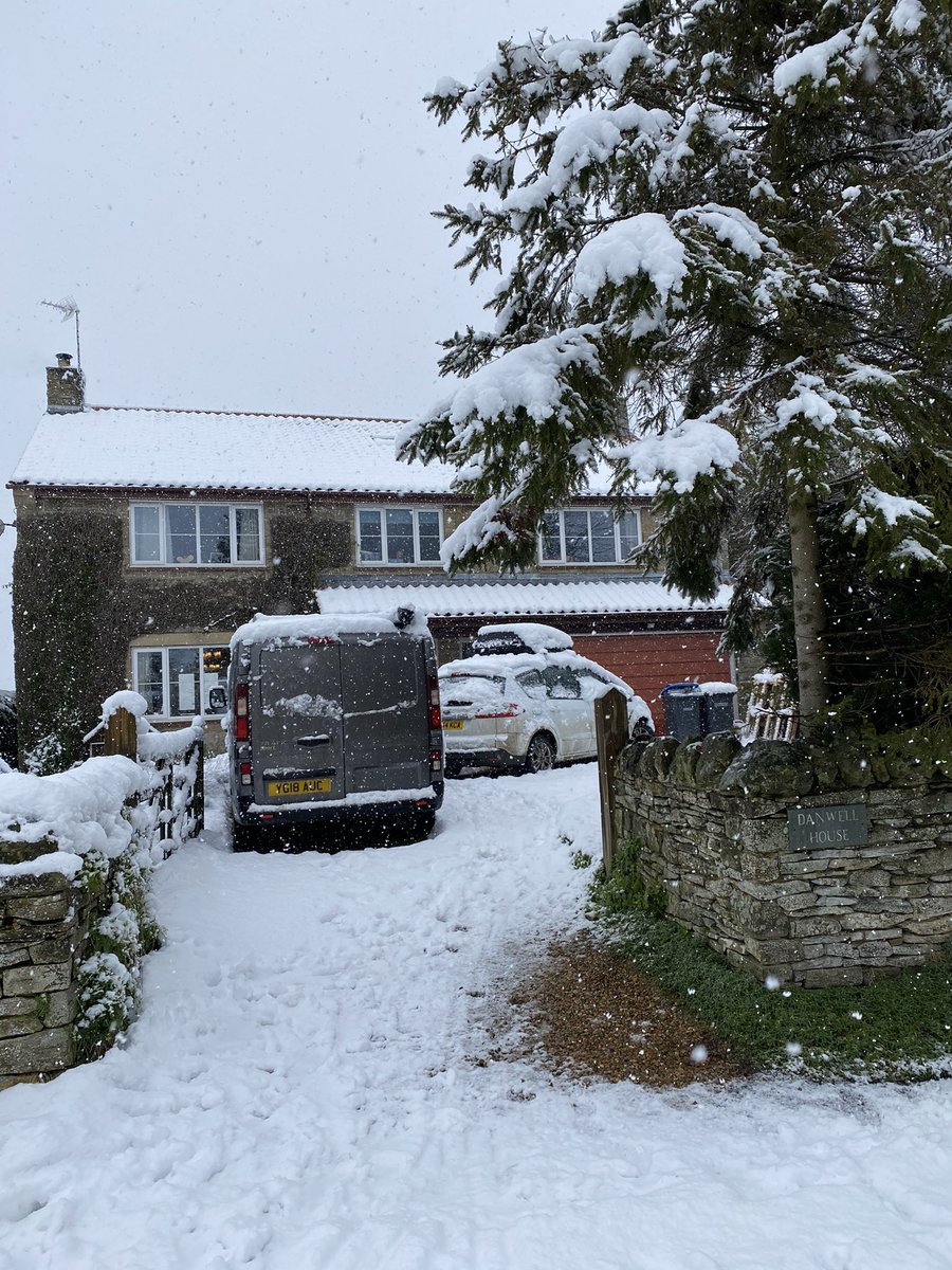 DesignerSmith's tweet image. Our home in the Howardian Hills...a beautiful snowy winter #wonderland! #snow #snowfun