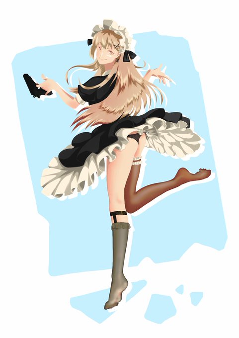 練習してたやつ④ PPK。
#少女前線 #ドルフロ 