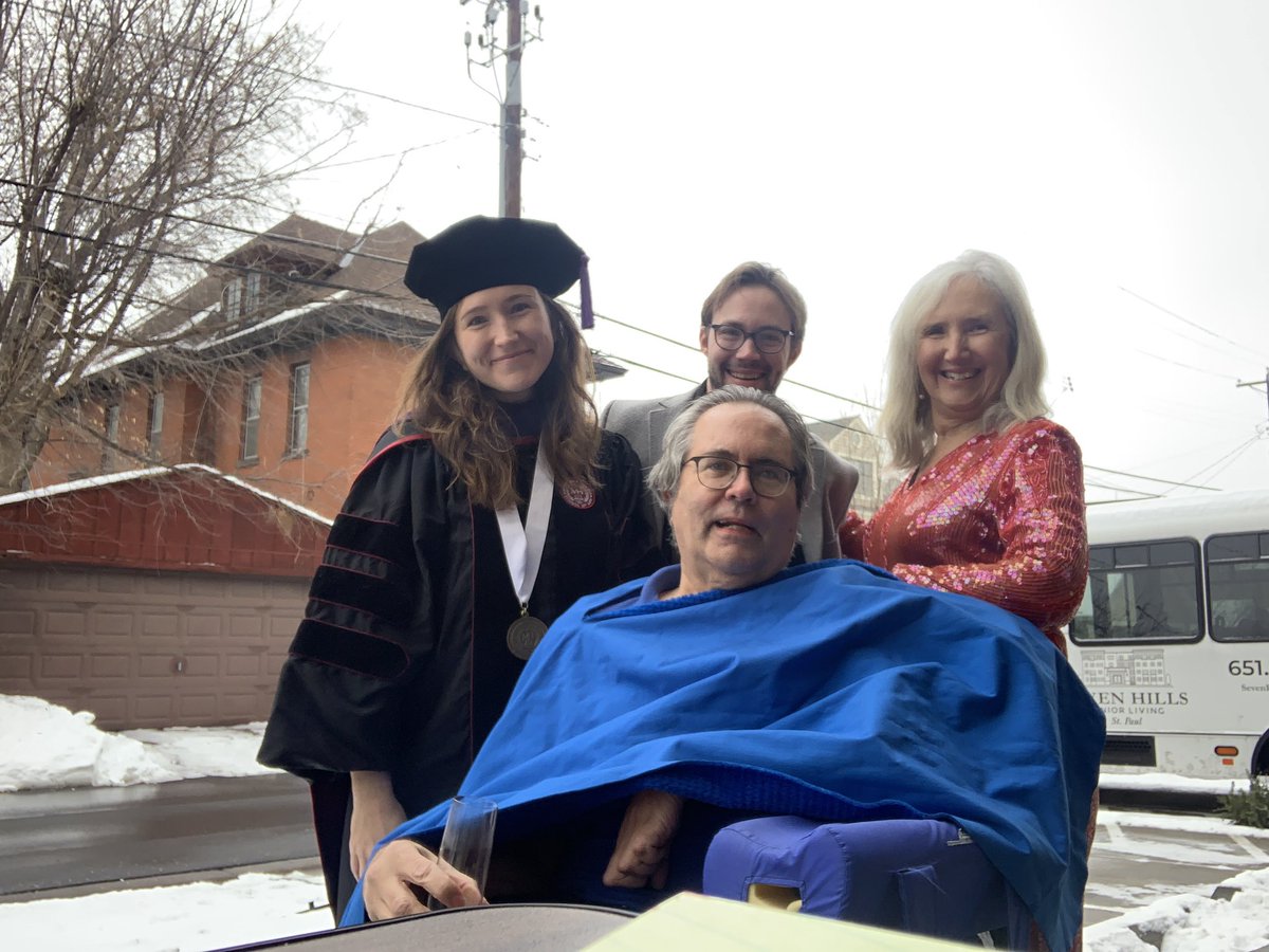 Urbangopher's tweet image. So proud of @libbyjkantner graduating from law school today!