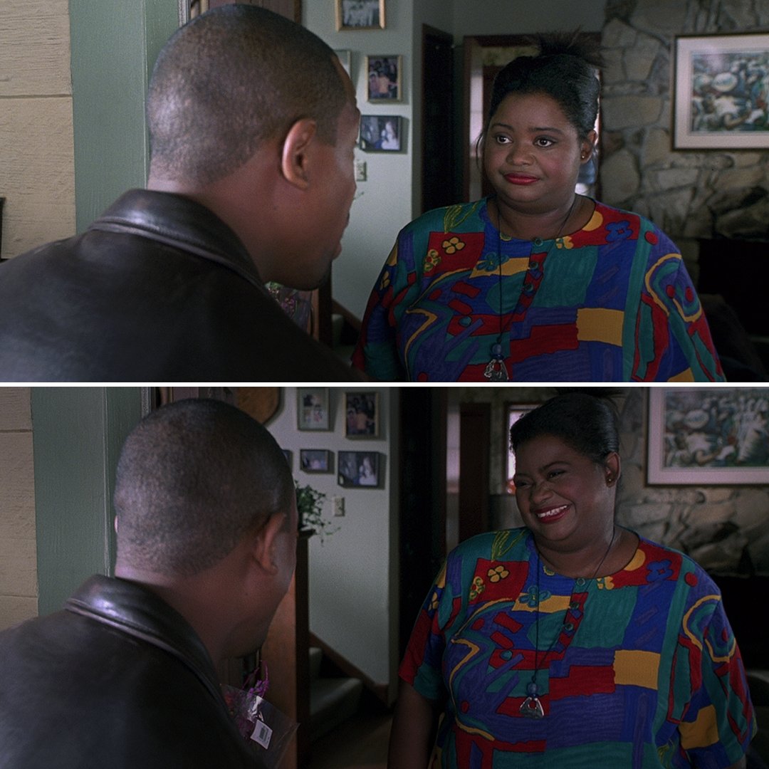Love rewatching 90's films and spotting our legends in cameos. Oscar-winning  actress, author, and producer Octavia Spencer is in a SINGLE scene of Blue  Streak., image size:1080x1080