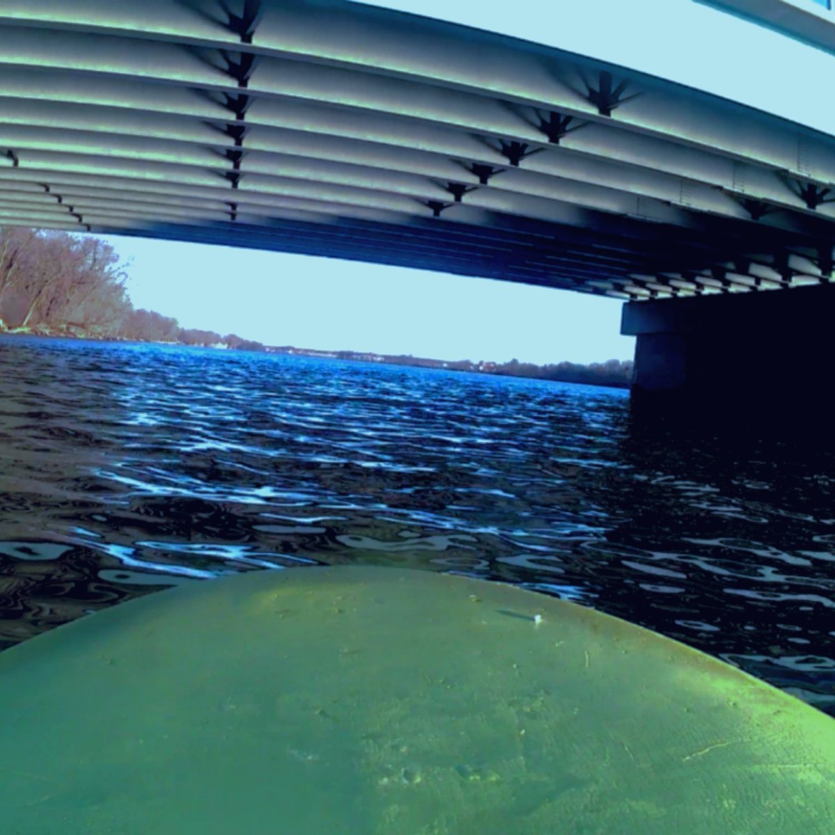 dean_halsey's tweet photo. It's just water under the bridge! Stay stoked on what makes you happy. #islesup #hyperflex #paddling #paddleboarding #sup #standuppaddle https://t.co/AbWj4f851C