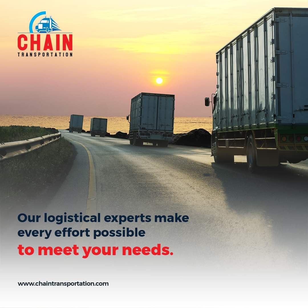 chaintransport's tweet photo. Our logistical experts make every effort possible to meet your needs.

Chain Transportation 🚛

https://t.co/WoSJa6laUj https://t.co/CGuBgEvQgk