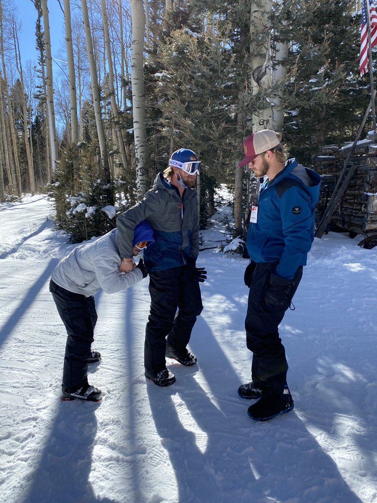 BrodyJack7's tweet photo. Almost had to push @luchyles2 off the mountain but he straightened up https://t.co/Atx4j2PELE