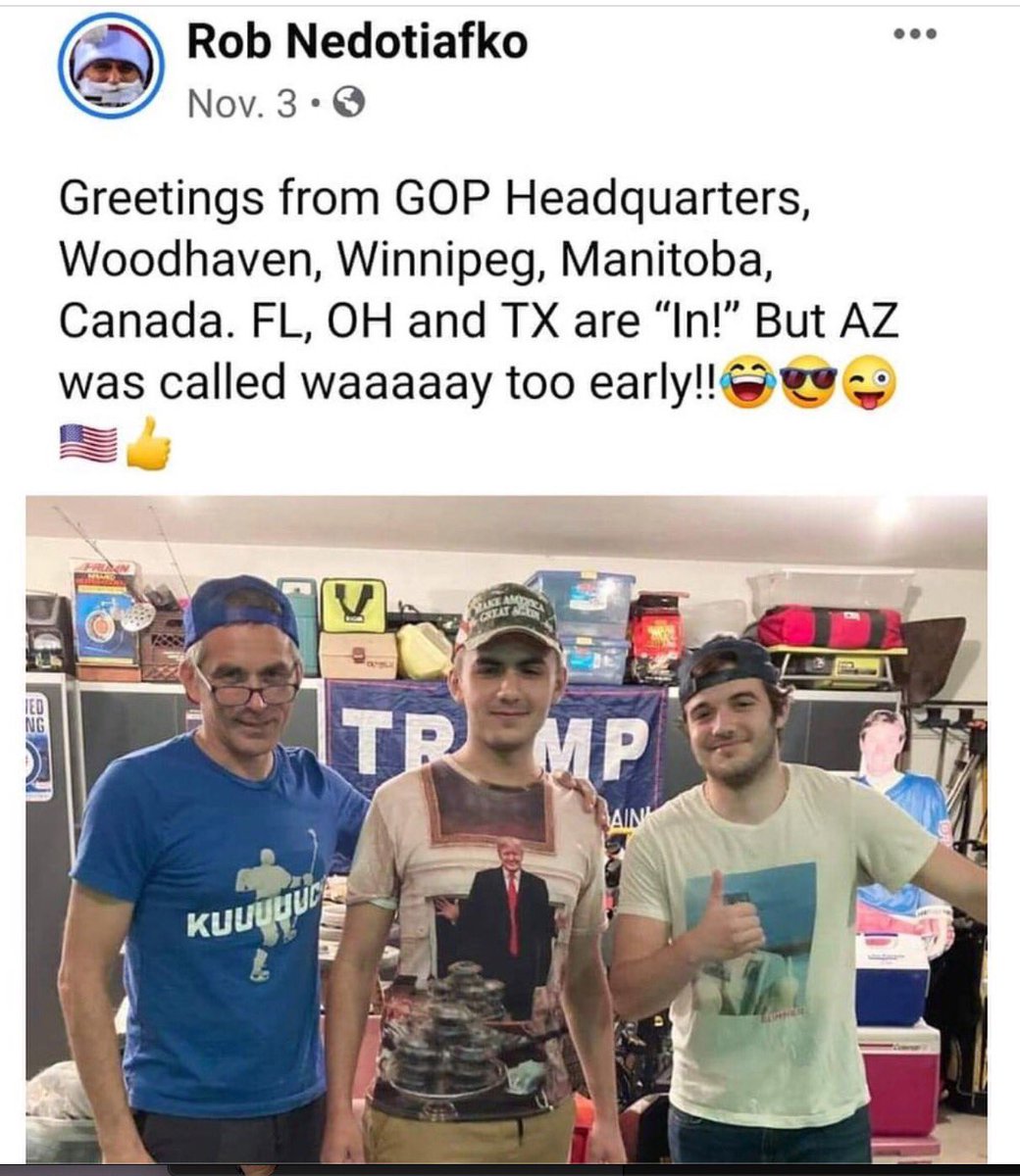 emily gerbrandt (@emily_gerbrandt) on Twitter photo Hey so this is <a href="/NedotiafkoRob/">Rotiaf Nkoedo</a>, director of Parks Manitoba. Looks like when heโs not trying to privatize manitoba parks heโs moonlighting as a MAGA supporter. Hey so this is <a href="/NedotiafkoRob/">Rotiaf Nkoedo</a>, director of Parks Manitoba. Looks like when heโs not trying to privatize manitoba parks heโs moonlighting as a MAGA supporter.