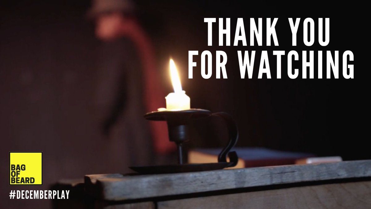 BagOfBeard's tweet photo. The candle is snuffed out. Thank you for joining us. See you soon. ❤️🧣#DecemberPlay https://t.co/m8chFtgRZx