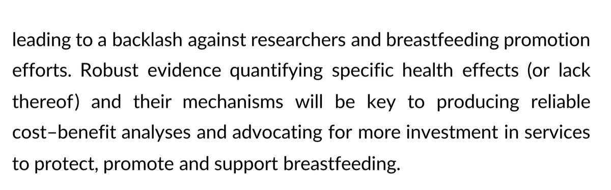 But their own paper highlights a problem that so called “breastfeeding denialists” have drawn attention to. The research on the health effects of breastfeeding is far more equivocal than the claims made. And damnit, these EMOTIONAL WOMEN are disputing the claims made