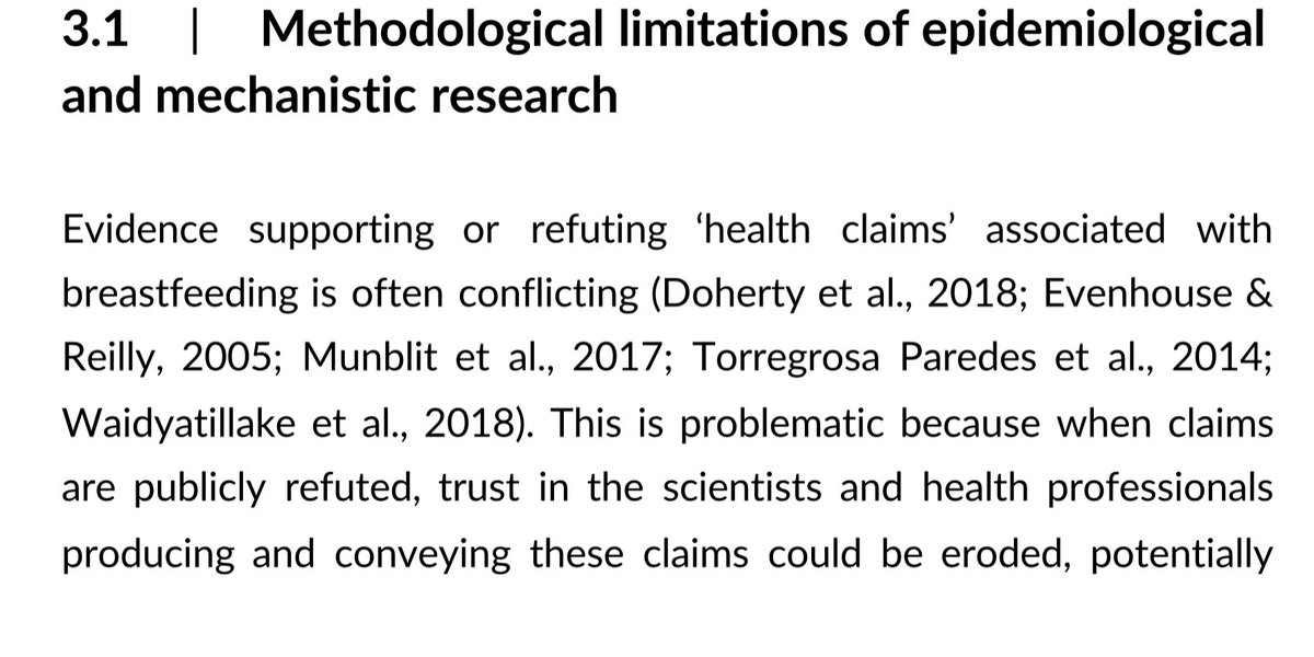 But their own paper highlights a problem that so called “breastfeeding denialists” have drawn attention to. The research on the health effects of breastfeeding is far more equivocal than the claims made. And damnit, these EMOTIONAL WOMEN are disputing the claims made