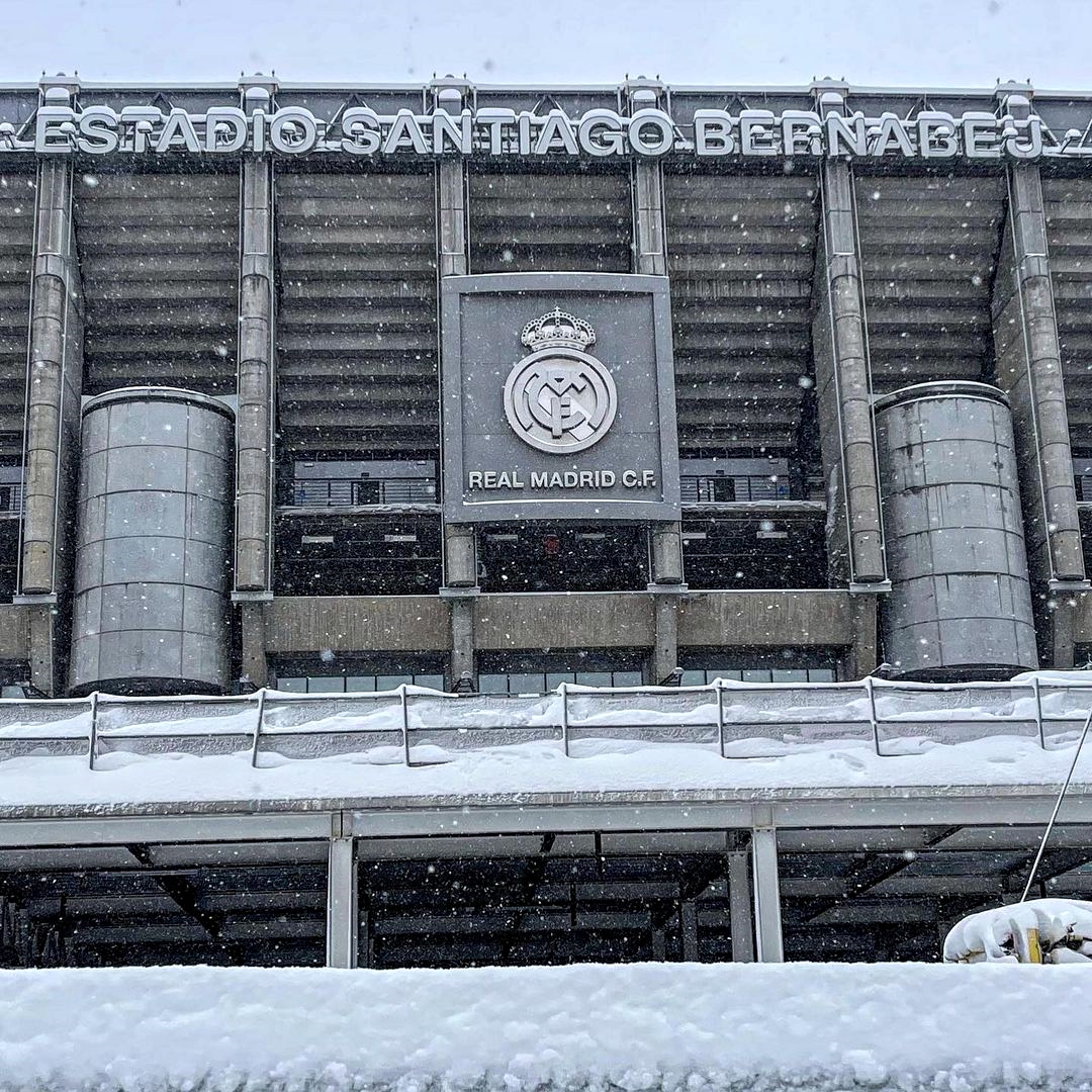 📍 Estádio Santiago Bernabéu ❄️