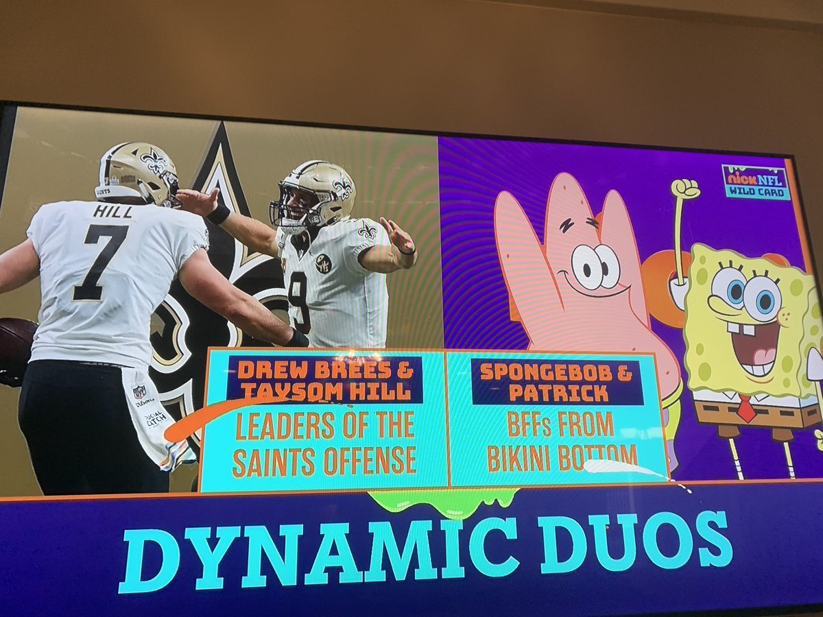 PeterBurnsESPN's tweet photo. This NFL game on Nickelodeon is flat out fantastic https://t.co/eBeEyJdkZF