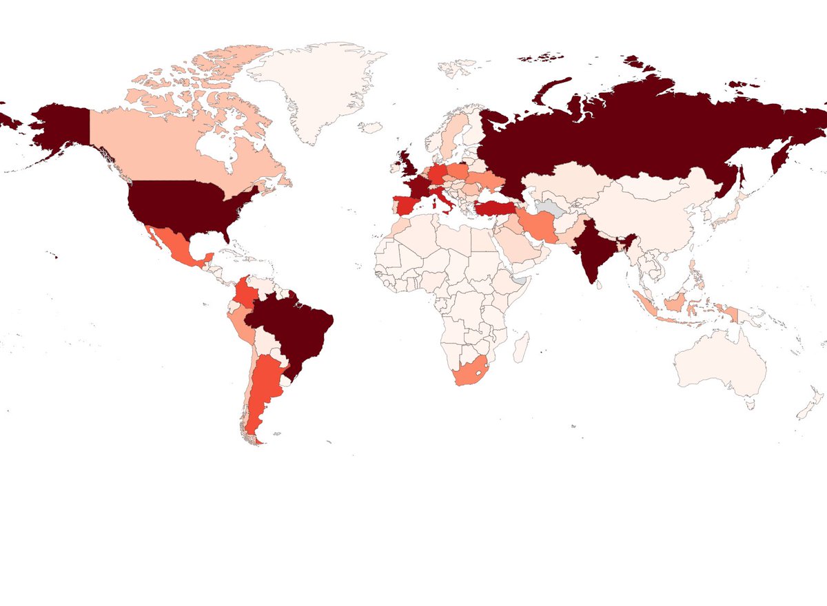 El mapa mundial del coronavirus: más de 89,9 millones de casos y más de 1,9 millones de muertos en todo el mundo

 rtve.es/n/1998143/