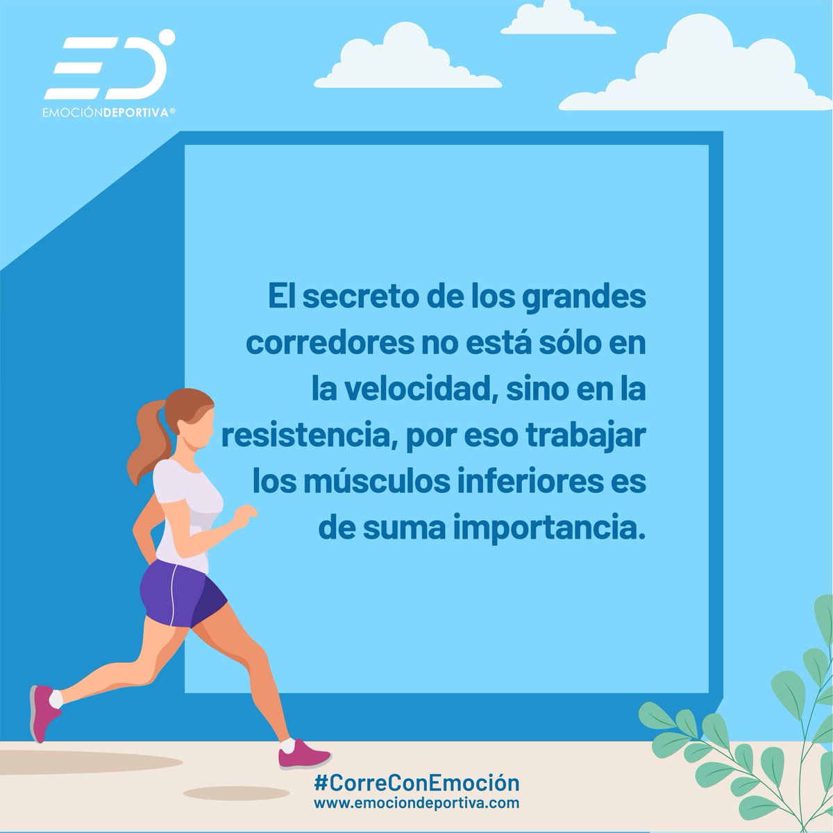 emocionD's tweet photo. #RunnerTip: La debilidad muscular es una de las causas por las que los runners se quedan a medio camino; por eso, fortalecer los músculos del tren inferior con pesas y natación permite una mejor recuperación muscular, mayor aguante y menor riesgo de lesión 🏊
#CorreConEmoción 🔥 https://t.co/8ZJmPBtLGj