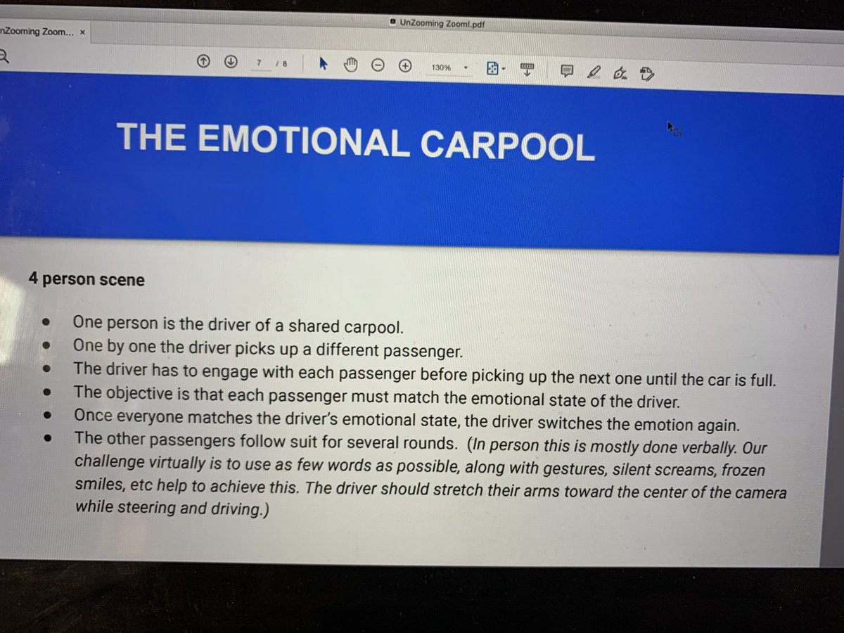 <a href="/ImDanielCarlton/">Daniel Carlton</a> thank you for your inspiration today on <a href="/BroadwayTeacher/">BwayTeachersWorkshop</a> workshop on “UnZooming the Zoom”.  <a href="/lcccsma/">Wildcats</a> #lccvapa