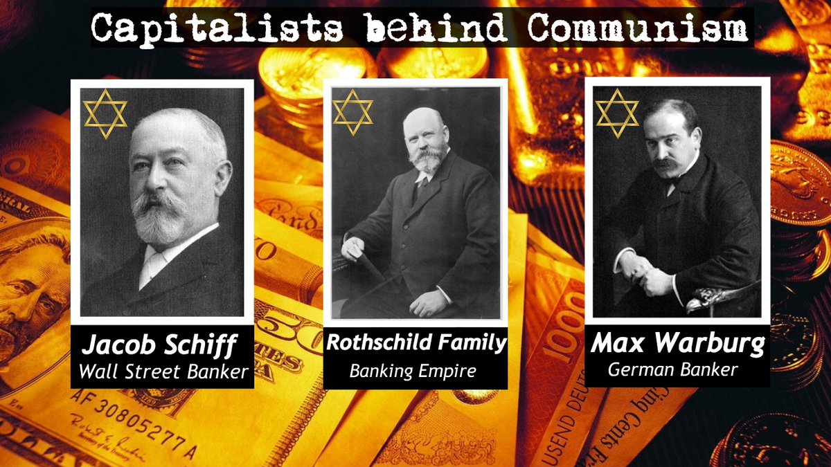 I'm going to share some good Infographics that I made for an old video of mine (video at end).Please save these images & feel free to share online or in person to friends & family.But this is who was behind Communism.This is who runs the world.And the world should know.