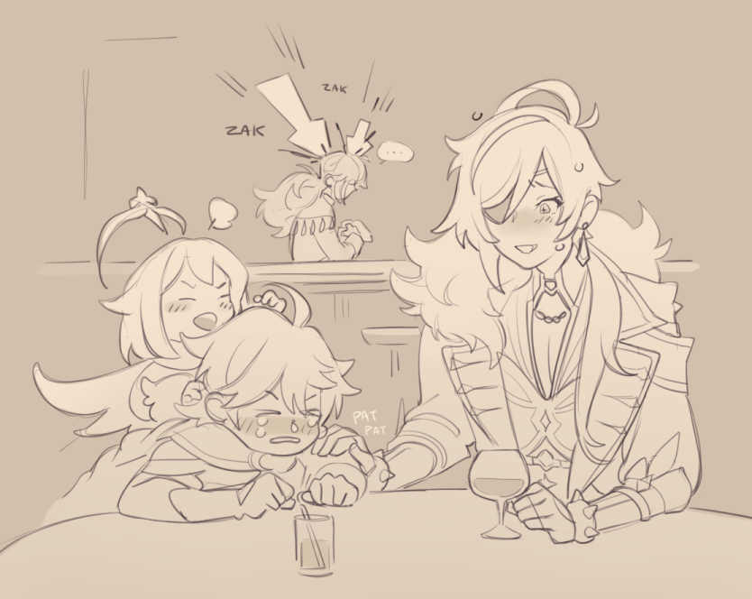 y4_impact's tweet photo. #luckae #ディルガイ
traveler and paimon roast the guy who makes kaeya feel lonely without knowing he's right there behind the counter https://t.co/AIK2FEiVCA