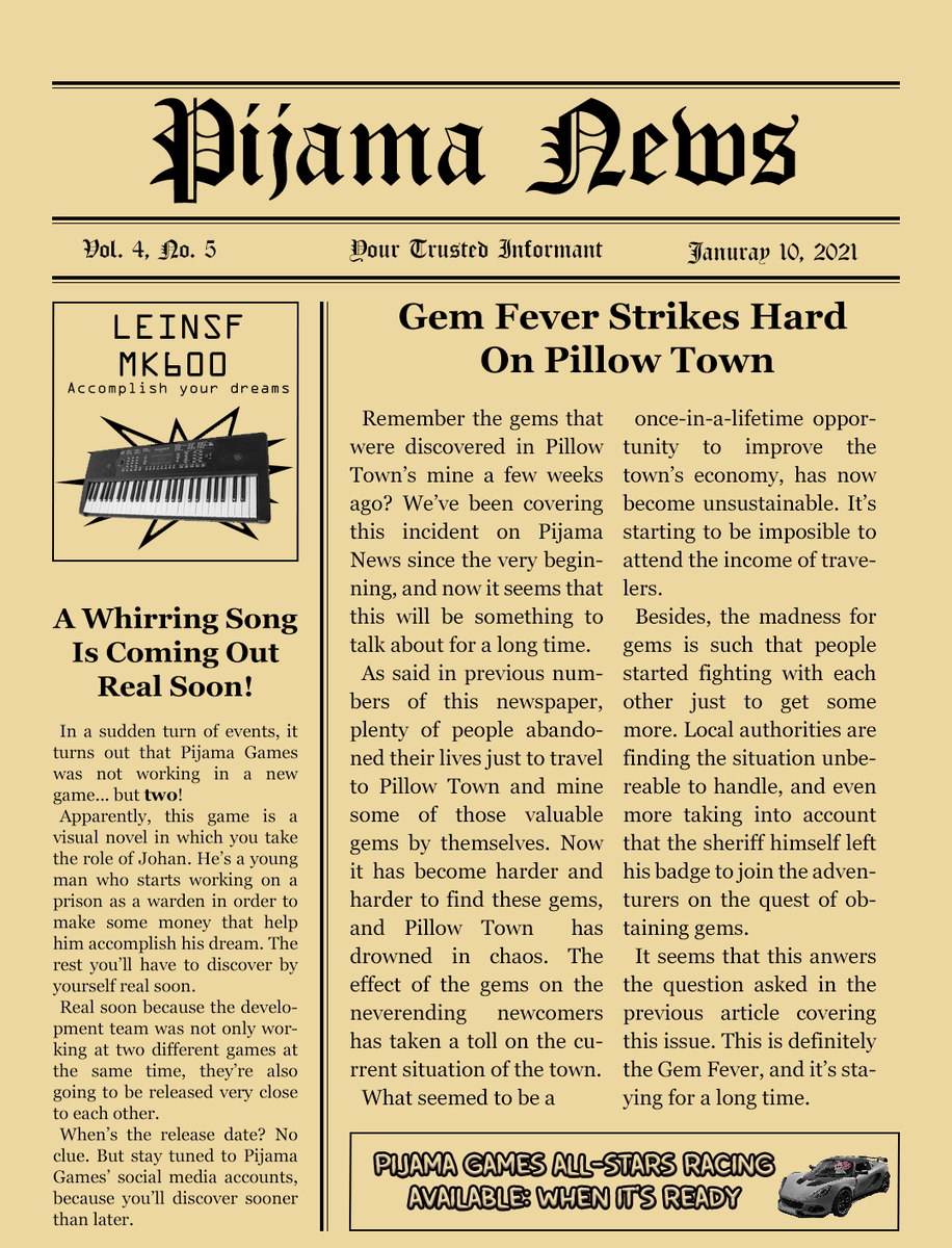 PijamaGames_'s tweet photo. Wow, the news on this issue are hitting hard! Not only things are getting out of control in Pillow Town, but today we are learning that Pijama Games is working on two games simuntaniously!

2021 is looking much better than 2020

#PijamaNews #gamedev #indie https://t.co/8HpiojBkNx