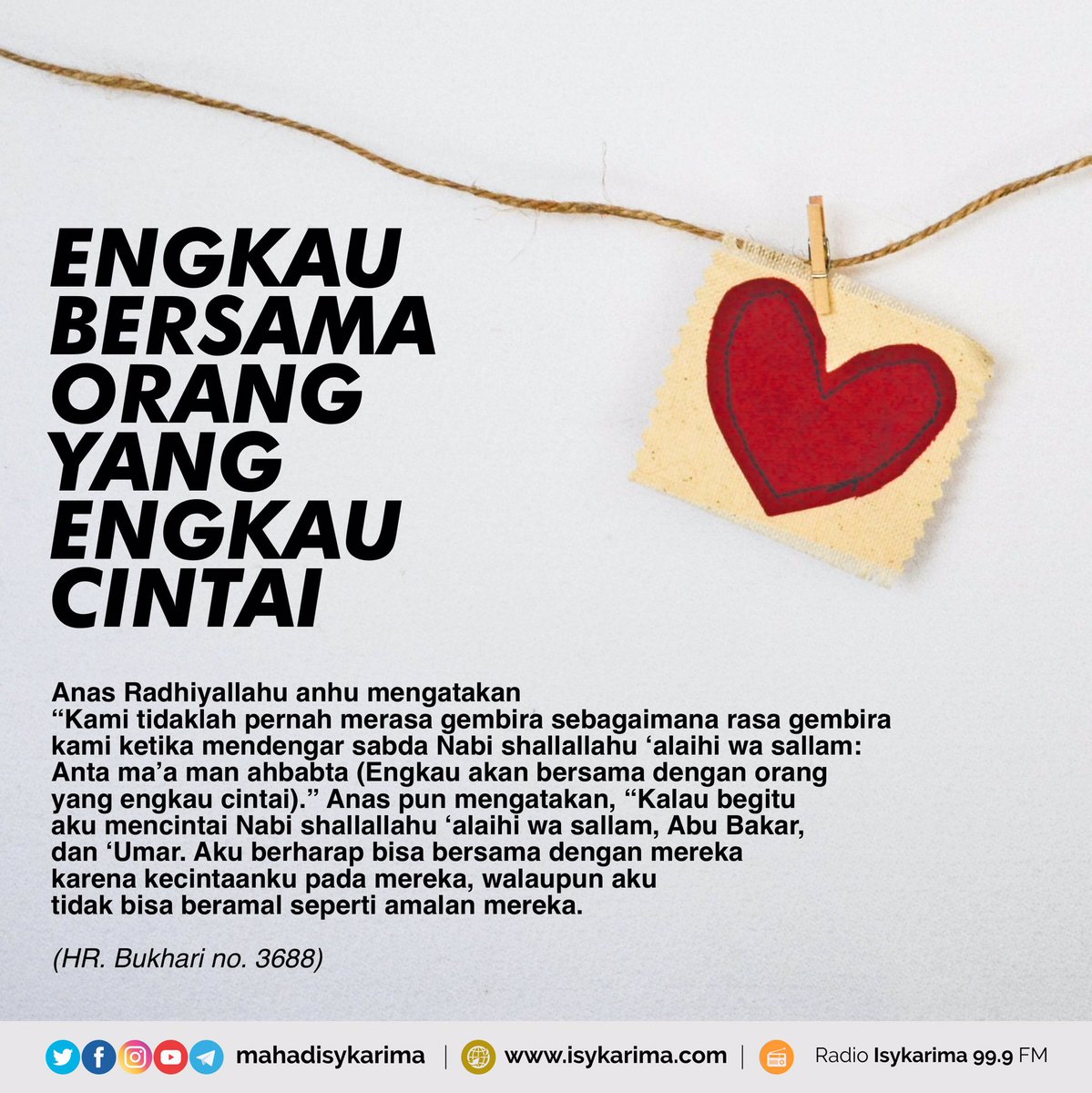 mahad_isykarima's tweet photo. Engkau bersama orang yang engkau cintai
.
#quoteislami #dakwahmedia #dakwahmedsos #dakwahislam #isykarima #pondokisykarima #haditsshahih https://t.co/HcZ7ha5ObR