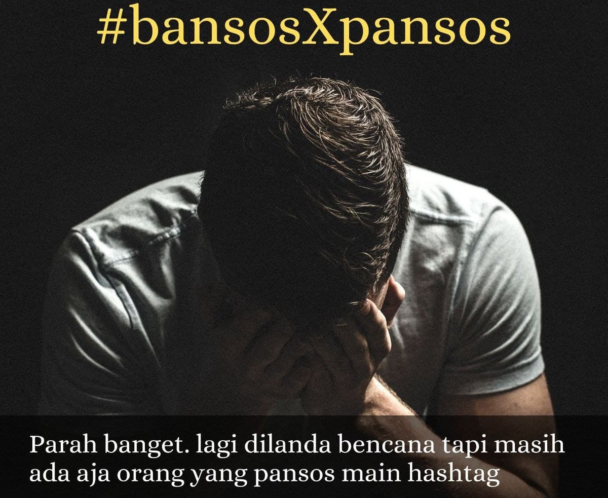 AngiHusna's tweet photo. Gokil banget. lagi dilanda bencana tapi masih ada aja orang yang pansos main hastag #bansosXpansos https://t.co/o2mxib8o8T