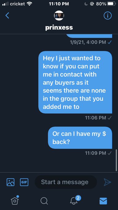 🚫SCAMMER ALERT🚫 @sugarprinxess  Has been using the promise of buyers in a group chat. She asks $5 or<a class="tags" target="_blank" title="On Twitter" href="/?out=eyJ0eXAiOiJKV1QiLCJhbGciOiJIUzUxMiJ9.eyJpYXQiOjE3MjQ1Njc4MzAsImlzcyI6InR3cG9ybnN0YXJzLmNvbSIsIm5iZiI6MTcyNDU2NzgzMCwiZXhwIjoxNzU2MTAzODMwLCJyZWRpcmVjdF91cmwiOiJodHRwczovL3R3aXR0ZXIuY29tL3N1Z2FycHJpbnhlc3MifQ._bv7f6A27R0TTDHHB5weYDhsyX_hMir3wB1QzuCw3_NZLenDhiFsLqyfYreba86N1QFJ-zC1xCGYZb00wleSKg">@sugarprinxess</a><a href="/tag/thirstythursday"class="tags"><span>#thirstythursday</span></a>