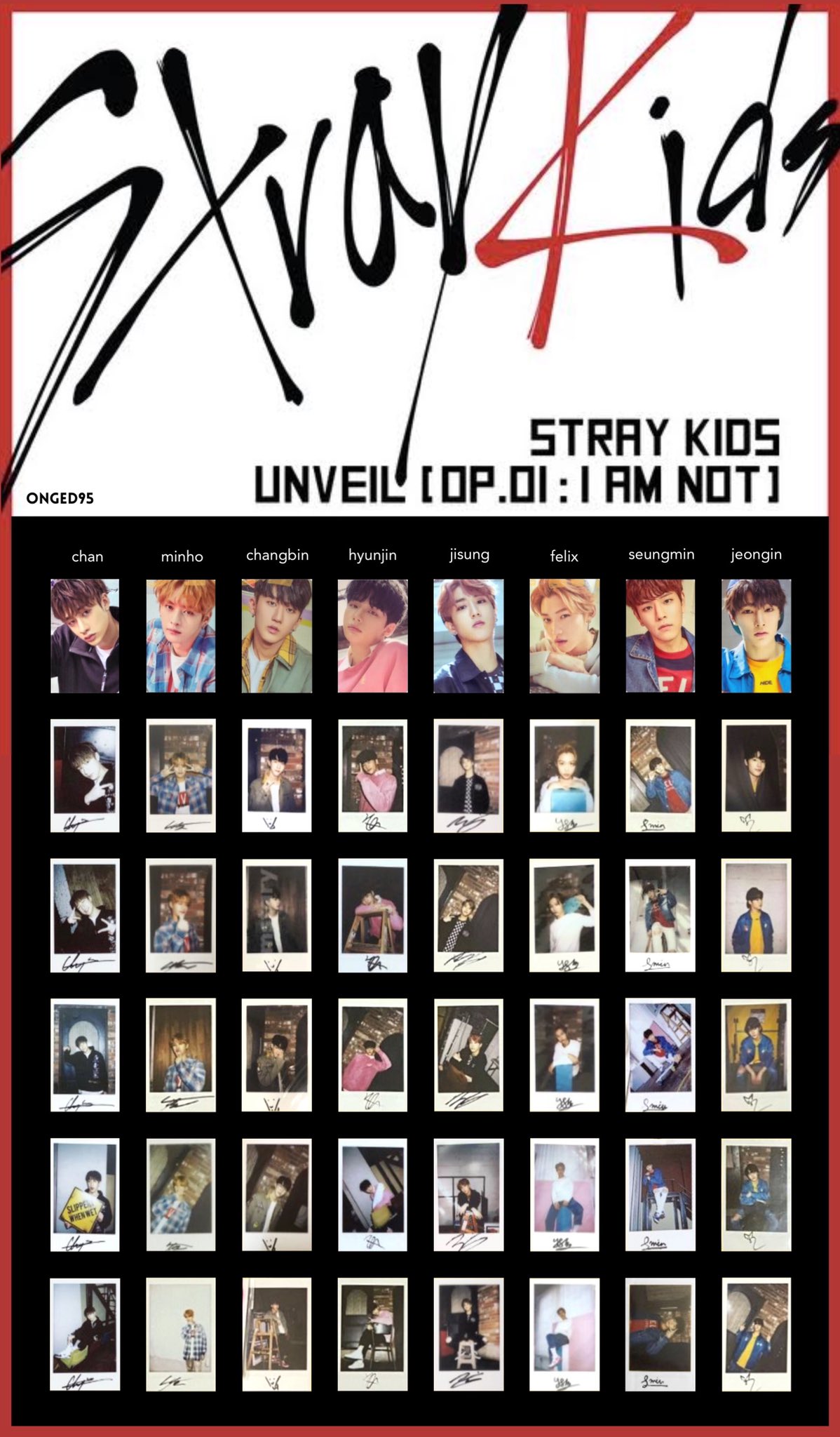 UNVEIL I am NOT ソウルコン ポラロイド フィリックス STRAY KIDS FELIX Unveil I am NOT in Seoul Concert Official