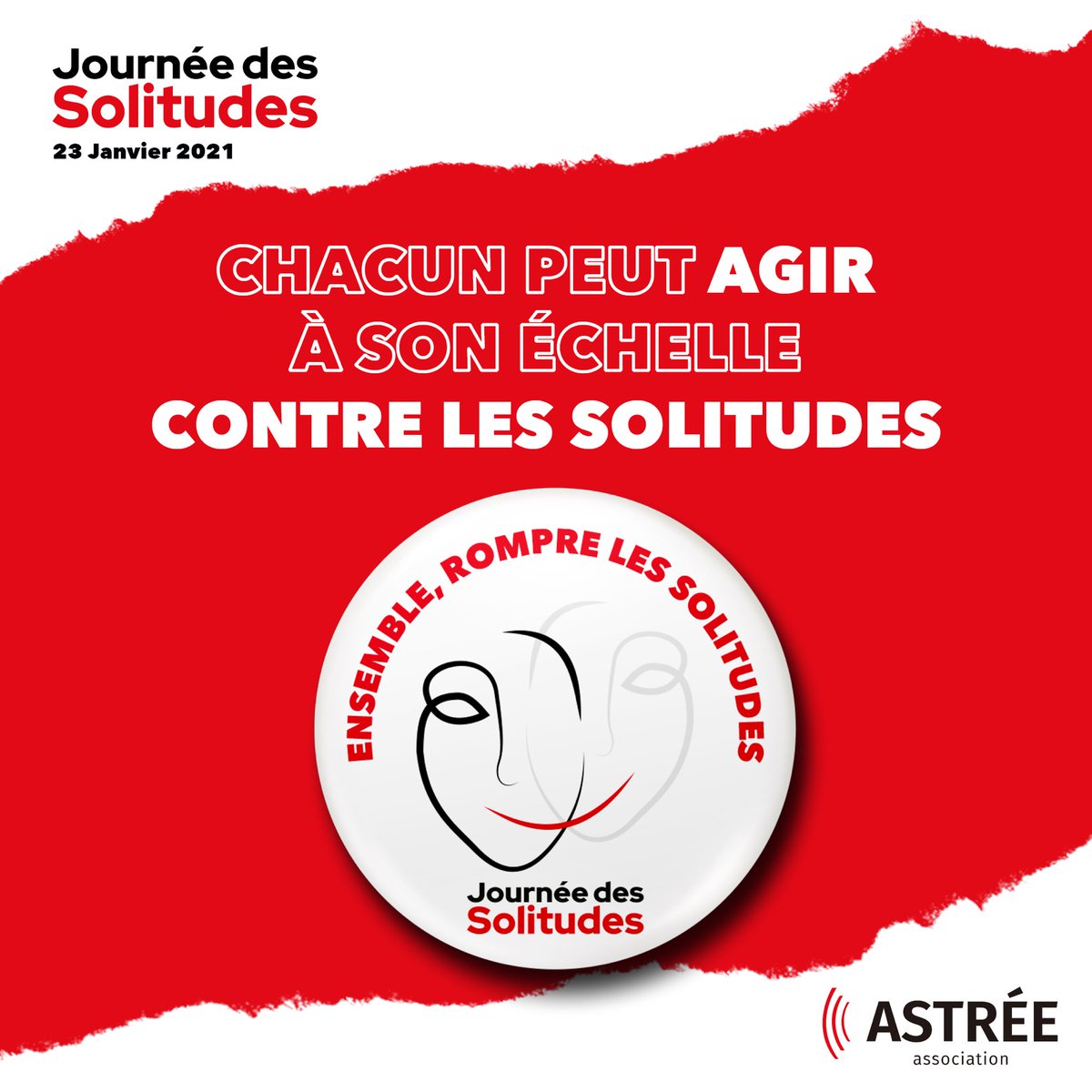 AntoineCostes's tweet photo. Le #23janvier c'est la #Journéedessolitudes. 18% des français sont seuls*, avec de graves conséquences sur la #santé et notamment la #santémentale. Pourtant #chacunpeutagir à son échelle ! https://t.co/O29MvKGzc0.
#JDS2021 #liensocial #ensemblecontrelessolitudes https://t.co/HpP9HWbyy9