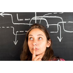 метеозависимость. девушка в сомнениях. женщина вопрос. сомневающийся человек. решение женщина.