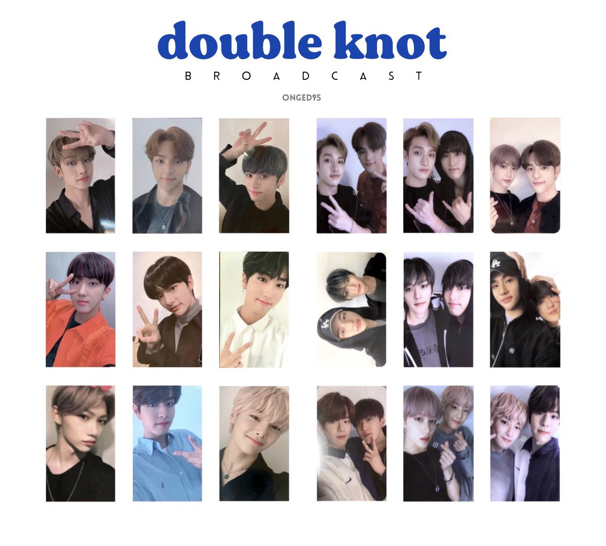 Stray Kids [Double Knot] broadcast photocard 스트레이키즈 포카