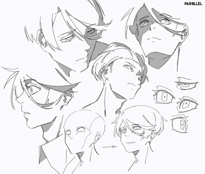 Warm up with random face angles 