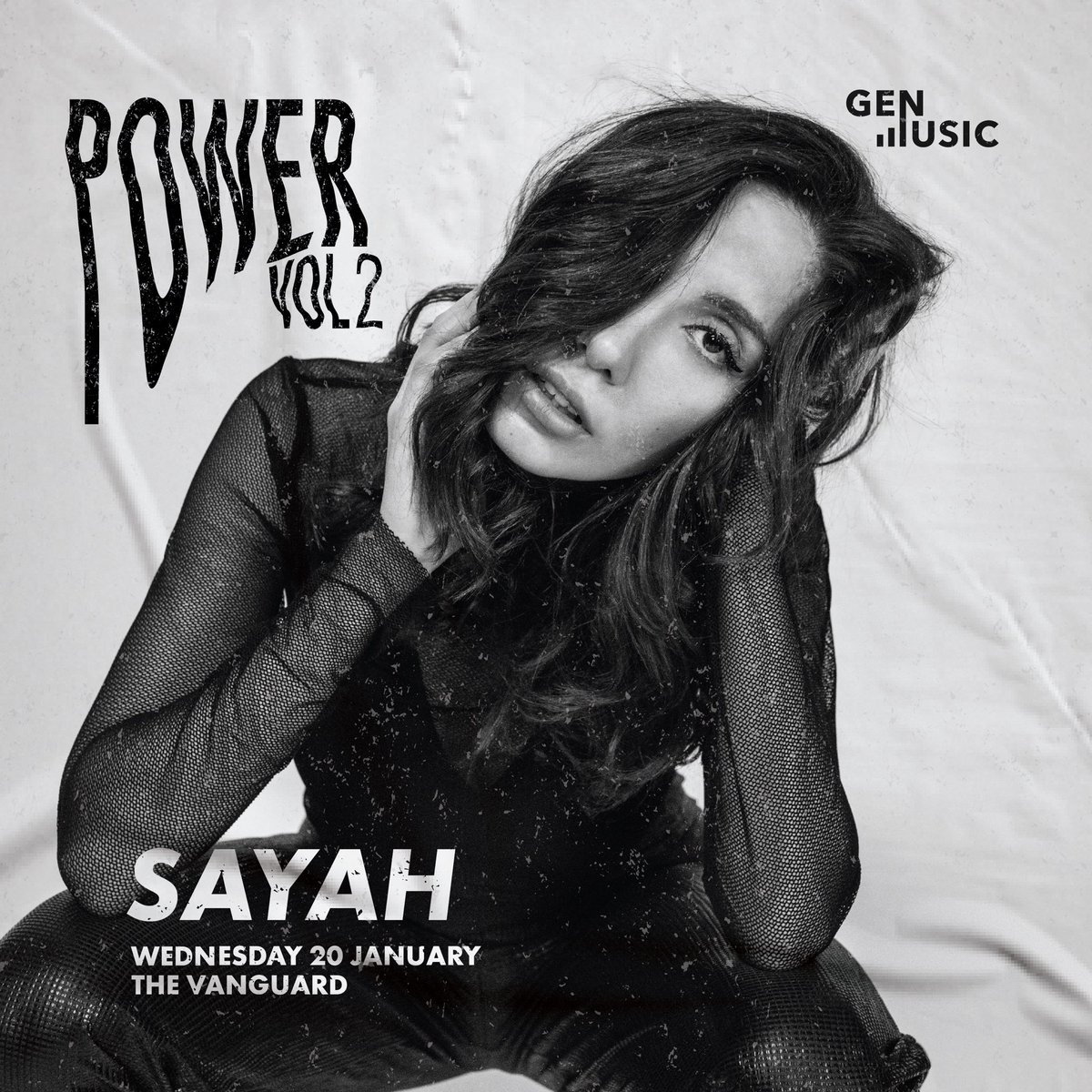 THIS WEDNESDAY! 💪 @sayahmusic 💪 bit.ly/power-volume2